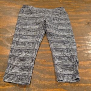 Moving Comfort Grey Space-Dye Capris